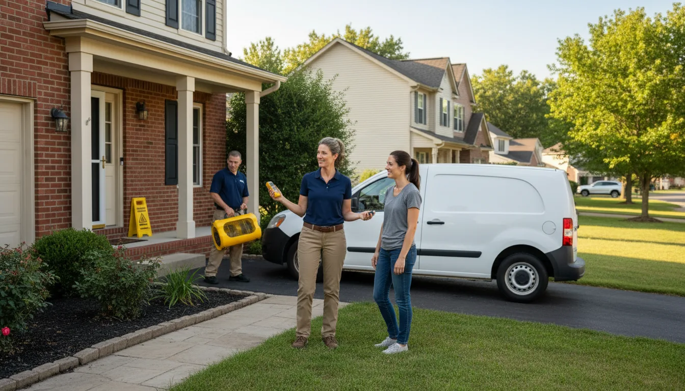 Water restoration image for Mildew Remediation in Redford, MI